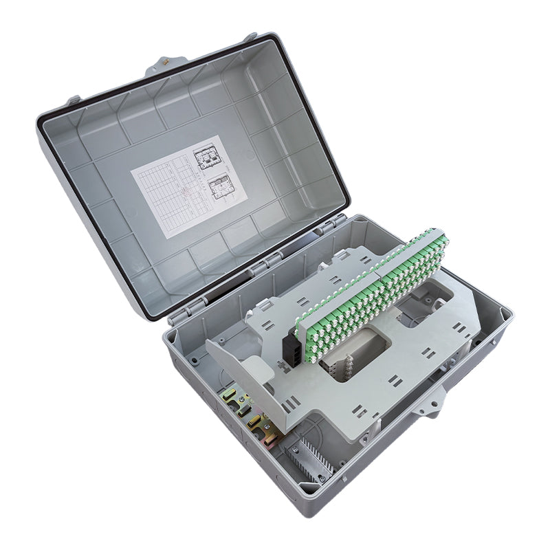 144F fiber floor distribution box for high-density MDU FTTH networks