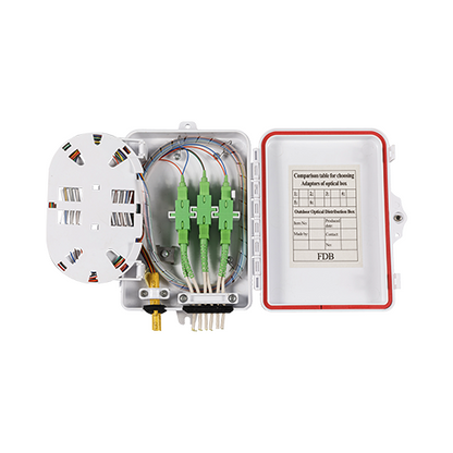 6 Core 1 In 6 Out Fiber Optic Distribution Box