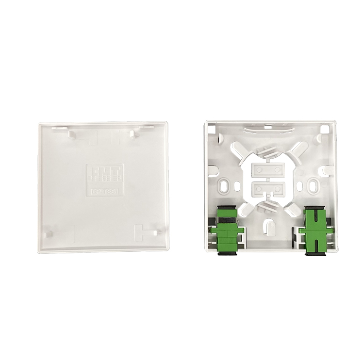 GP-T861 2 Cores Fiber Optic Wall Outlet – FIBERMINT