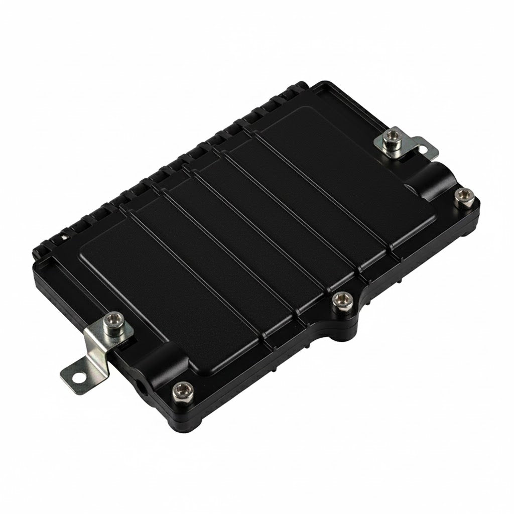 GJS-H1102 4F 2 Ports Inline Closure Black