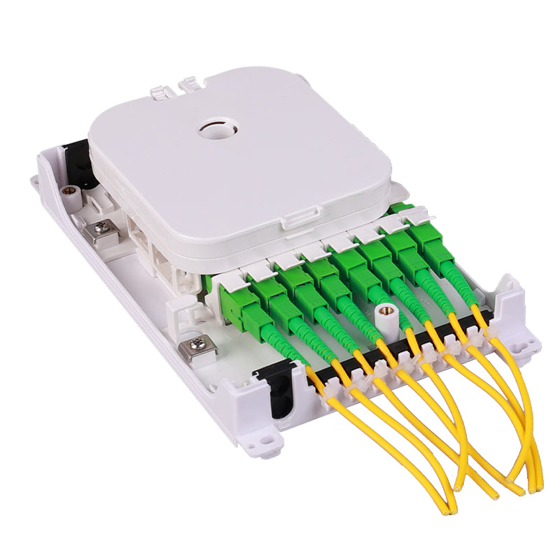 Boîtier de distribution fibre FFB-T428i-I avec petit couvercle rabattable