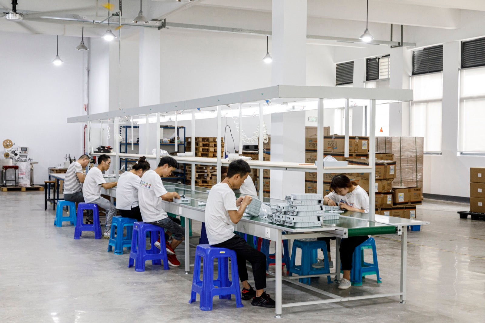 Fibermint assembly production line