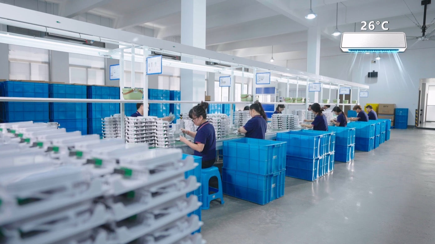 Fibermint assembly production line